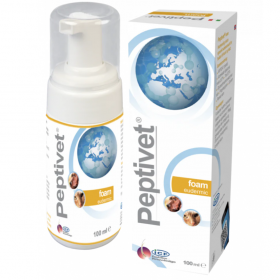 Peptivet Foam - ефективна локална подкрепа при бактериална инфекция на кожата 100 мл.